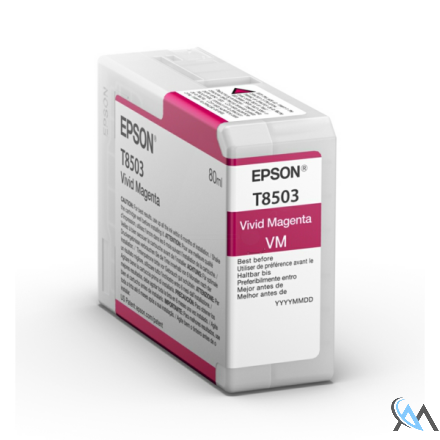 Original Epson C13T85030N/T8503 Tintenpatrone magenta 80ml