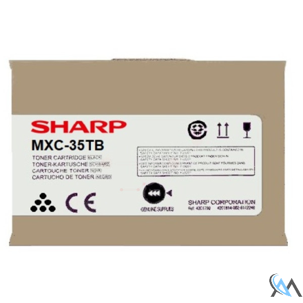 Original Sharp MXC-35TB Toner-Kit schwarz, 9.000 Seiten/5%