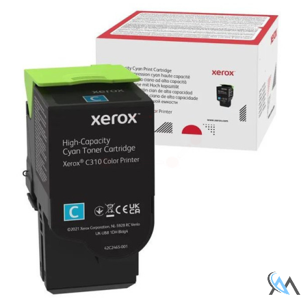 Original Xerox 006R04365 Toner-Kit cyan High-Capacity, 5.500 Seiten ISO/IEC 19752