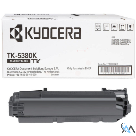 Original Kyocera 1T02Z00NL0/TK-5380K Toner-Kit schwarz, 13.000 Seiten ISO/IEC 19752