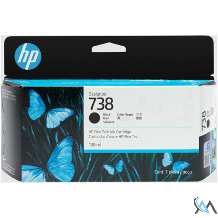 Original HP 498N4A/738 Tintenpatrone schwarz 130ml