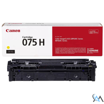 Original Canon 6366C002/075H Tonerkartusche gelb High-Capacity, 2.500 Seiten ISO/IEC 19752