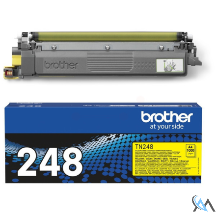 Original Brother TN-248Y Toner-Kit gelb, 1.000 Seiten ISO/IEC 19752