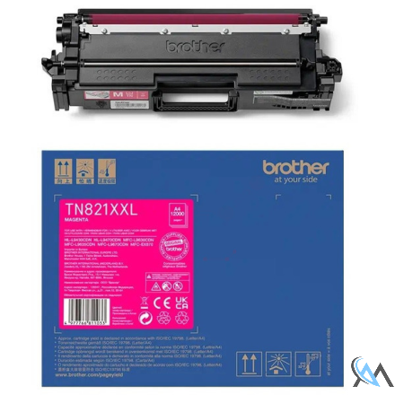 Original Brother TN-821XXLM Toner-Kit magenta High-Capacity, 12.000 Seiten ISO/IEC 19752