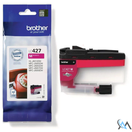 Original Brother LC-427M Tintenpatrone magenta, 1.500 Seiten ISO/IEC 24711