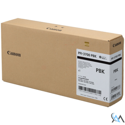 Original Canon 6444C001/PFI-3700PBK Tintenpatrone schwarz foto 700ml