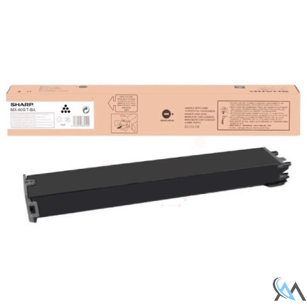 Original Sharp MX-60GTBA Toner schwarz High-Capacity, 40.000 Seiten ISO/IEC 19752