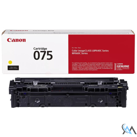 Original Canon 6362C002/075 Tonerkartusche gelb, 1.300 Seiten ISO/IEC 19752