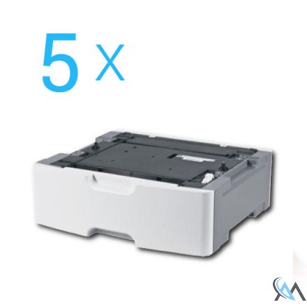 5x Lexmark Zusatzpapierfach 34S0550 550Blatt