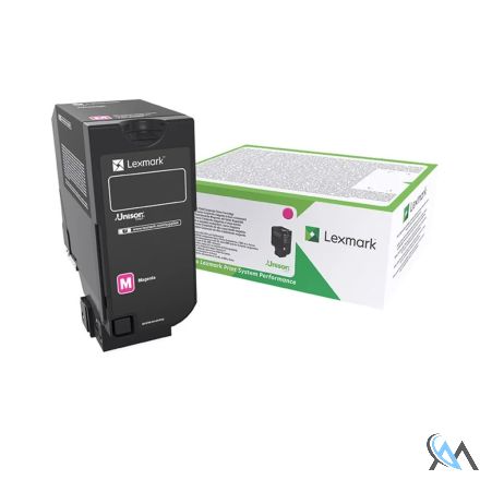 Original Lexmark 74C2HME Toner Magenta 12.000 Seiten