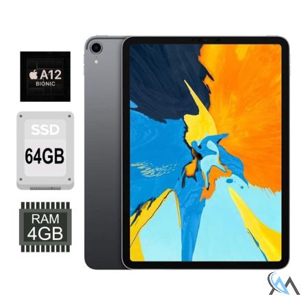 Apple iPad Pro 11´ 1 Gen 2018 A1934 WiFi LTE Cellular 64GB Spacegrau Refurbished