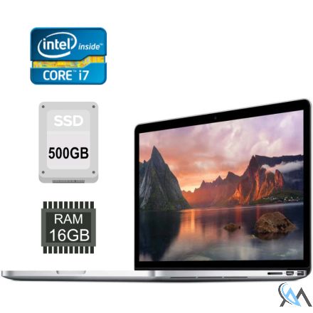 Apple MacBook 11,1 Pro Mid 2014 A1502 13,3" 33,8cm i7-4578U 16 GB 500GB SSD 90%