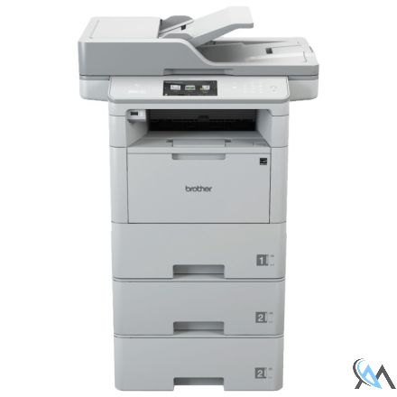 Brother MFC-L6800DW Multifunktionsgerät refurbished mit 2x LT-6505 mit 70.641 Seiten gedruckt Toner o.k. Trommel o.k.