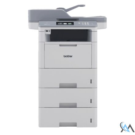 Brother MFC-L6900DW DIN A4 S/W WLAN Multifunktionsgerät refurbished mit 2x Zusatzpapierfach LT-6505 mit 87.982 gedruckten Seiten mit gebrauchtem Toner und gebrauchten Trommel