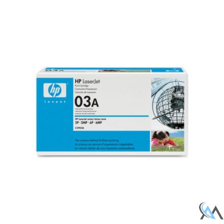 Original HP C3903A 03A Toner Schwarz Neu 4.000 Seiten