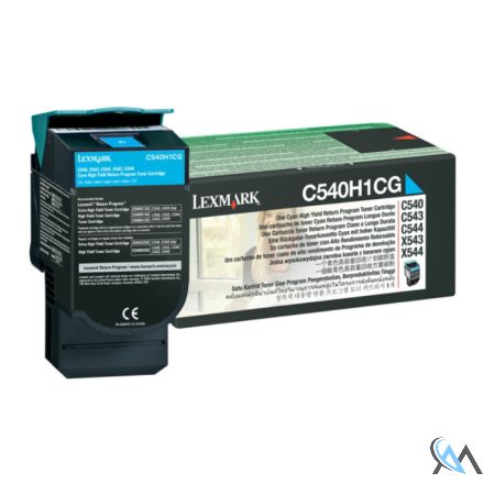 Original Lexmark C540H1CG Toner Cyan NEU OVP 2.000 Seiten