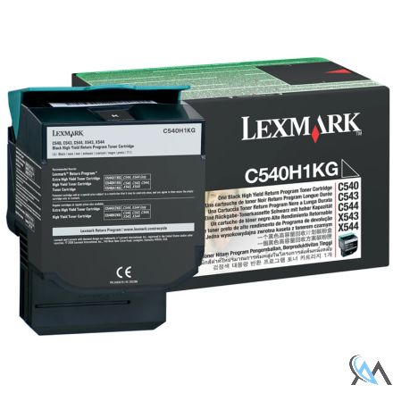 Original Lexmark C540H1KG Toner Schwarz NEU OVP