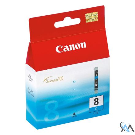 Original Canon 0621B001, CLI-8C Tinte Cyan Neu 420 Seiten