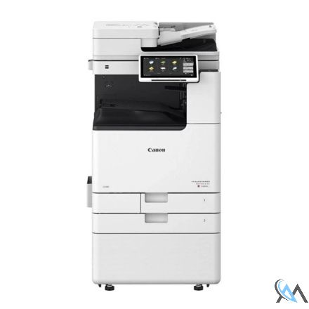 Canon imageRUNNER ADVANCE DX C3830i DIN A3 Farbkopierer refurbished auf Unterschrank mit Rollen mit 119.228 gedruckten Seiten mit gebrauchtem Tonersatz B: 100% C: 100% M: 100% Y: 100% 