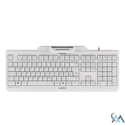 Cherry KC 1000 SC Neu Security Tastatur Deutsch Kabelgebunden Weiß Chipkarten