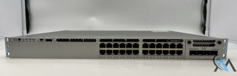 Cisco WS-C3850-24T Switch 24 Port Managed + C3850-NM 2 10G SFP Modul