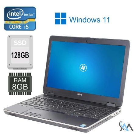 Dell Latitude E6540 Win11 Pro 15,6" Radeon 8790M i5-4310M 2,70GHz 8 GB RAM 128GB