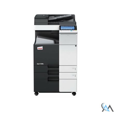 Develop Ineo+ 224e Farbkopierer auf Unterschrank mit ADF Einheit DF-624 mit 164.490 Seiten gedruckt