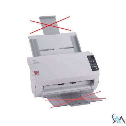 Fujitsu fi-5120C Dokumentenscanner refurbished vergilbt ohne Input und Output Tray 