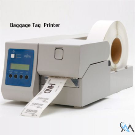 Fujitsu 9850 BTP gebrauchter Baggage Tag Printer / Etikettendrucker