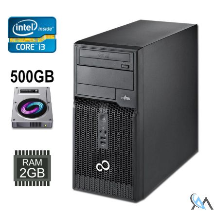 Fujitsu Esprimo P500 Tower i3-2120 @3.30GHz 2GB RAM 500GB HDD