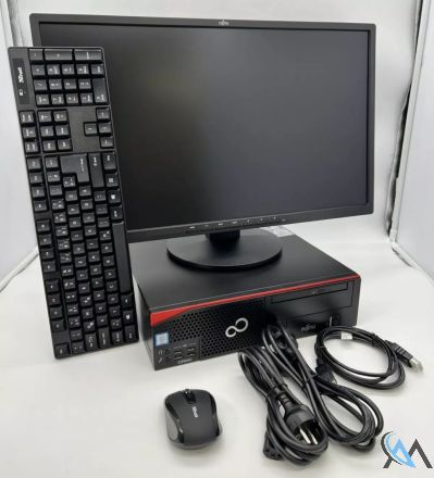 Fujitsu Office PC Set 24 TFT + PC Core i5-6500 3,20GHz 8 GB RAM 256GB SSD Win11