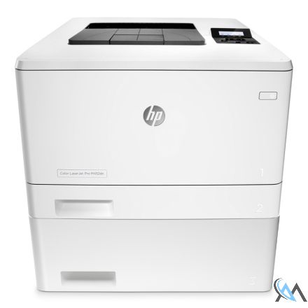 HP Color LaserJet Pro M452nw Farblaserdrucker refurbished mit Zusatzpapierfach CF404 mit gebrauchtem Tonersatz
