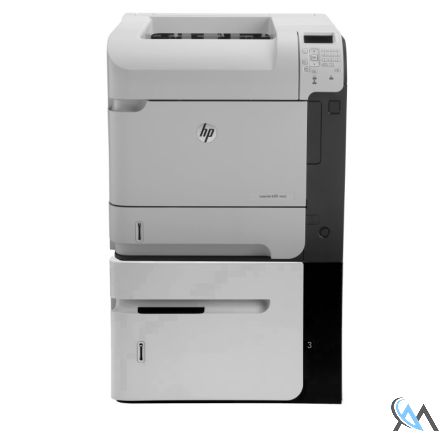 HP LaserJet Enterprise 600 M602DN CE992A DIN A4 S/W Laserdrucker refurbished mit Zusatzpapierfach CE398A mit 45.699 gedruckten Seiten mit neuem Toner