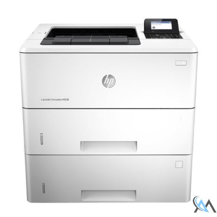 HP LaserJet Enterprise M506dn Laserdrucker refurbished mit Zusatzpapierfach F2A72A mit gebrauchtem Toner