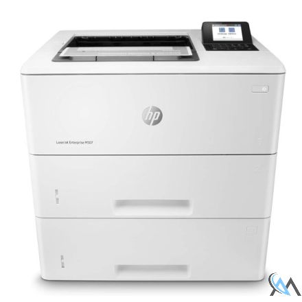 HP LaserJet Enterprise M507dn 1PV87A DIN A4 S/W Laserdrucker refurbished mit Zusatzpapierfach F2A72A mit 22.429 gedruckten Seiten mit gebrauchtem Toner B: 70%