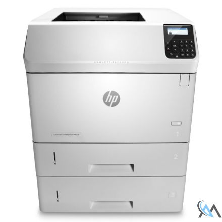 HP LaserJet Enterprise M606dn Laserdrucker refurbished mit Zusatzpapierfach F2G68A mit gebrauchtem Toner