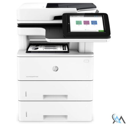 HP LaserJet Managed MFP E52645dn 1PS54A Multifunktionsgerät refurbished mit Papierfach F2A72A mit unter 61.000 gedruckten Seiten mit gebrauchtem Toner