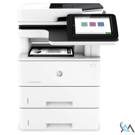 HP LaserJet Managed MFP E52645dn 1PS54A Multifunktionsgerät refurbished mit Papierfach F2A72A mit unter 61.000 gedruckten Seiten mit gebrauchtem Toner