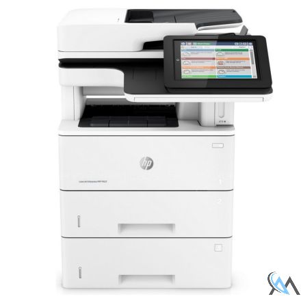 HP LaserJet Managed MFP M527DNM Multifunktionsgerät refurbished mit Zusatzpapierfach F2A72 mit unter 140.000 gedruckten Seiten mit gebrauchtem Tonersatz