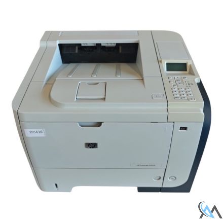 HP Laserjet P3015DN S/W DIN A4 Laserdrucker refurbished mit 73.300 gedruckten Seiten ohne Toner vergilbt siehe Bild 