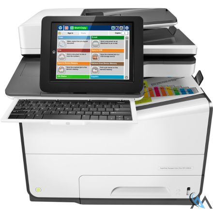 HP PageWide Managed Color Flow MFP E58650z Multifunktionsgerät refurbished mit gebrauchten Tintenpatronen