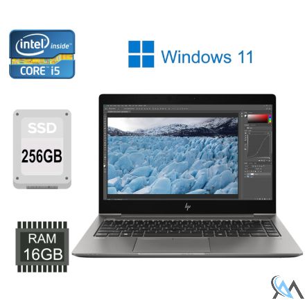 HP ZBook 14U G6 i5-8365U 1,60GHz 16GB 256GB SSD Radeon WX 3200 CAM Win 11Pro