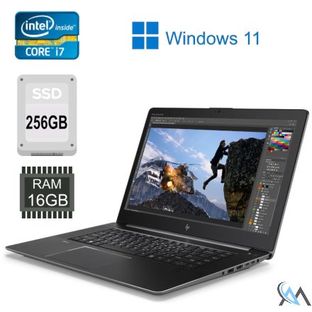 HP ZBook 15 G4 Core i7-7700HQ 2.80GHz 16GB 256GB Nvme SSD 15" Full HD Win11