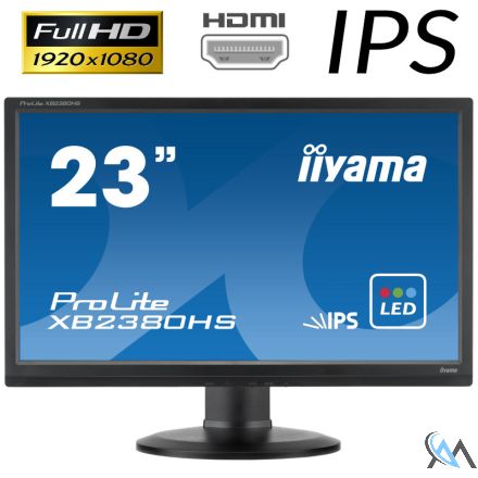 iiyama ProLite XB2380HS 1920 X 1080 58 cm 23 Zoll LED IPS Monitor 16:9 Schwarz