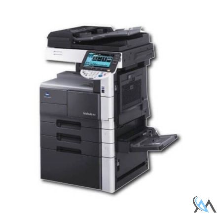 Konica Minolta bizhub C220 gebrauchte Farbkopierer mit Unterschrank DK-507