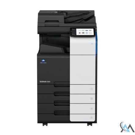Konica Minolta bizhub C300i Farbkopierer refurbished auf PC-216 mit 112.382 Seiten gedruckt Toner B:100% C:40% M:94% Y:58% TK:65% WK:85%