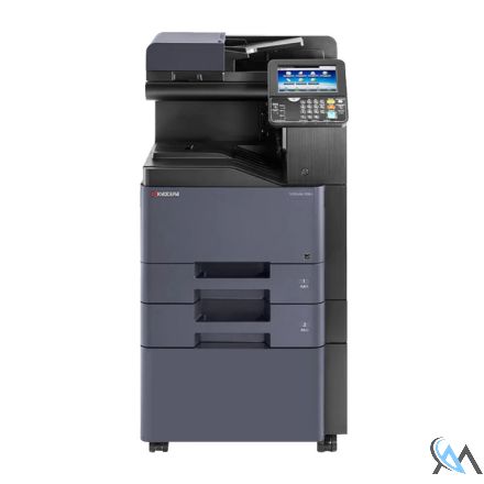 KYOCERA TASKalfa 356ci Farb- Multifunktionsgerät refurbished mit zusatz Papierfach (500xA4) auf Rollwagen