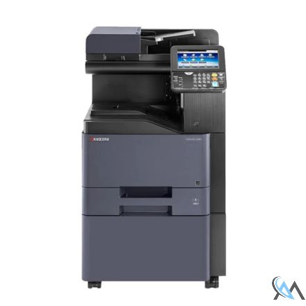 KYOCERA TASKalfa 356ci Farb- Multifunktionsgerät refurbished auf Rollwagen mit ADF DP-5100 mit 60.693 Seiten gedruckt Toner B: 60% C: 80% M: 40% Y: 30% mit Fax