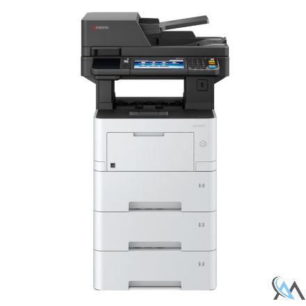 Kyocera ECOSYS M3645idn Multifunktionsgerät refurbished mit 2x Zusatzpapierfach PF-3110 unter 27.000 gedruckten Seiten mit gebrauchtem Toner