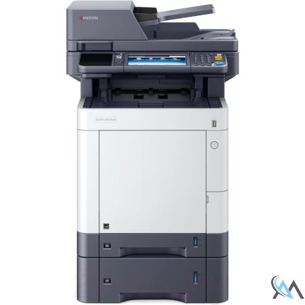 Kyocera ECOSYS M6630cidn Multifunktionsgerät refurbished mit PF-5100 mit 19.442 gedruckten Seiten mit gebrauchtem Tonersatz B:45% C: 5% M 25% Y 10%
